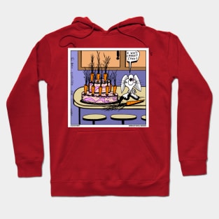 Carrot cake cartoon Hoodie